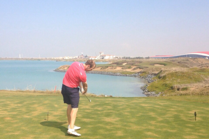 On my way home from Abu Dhabi...